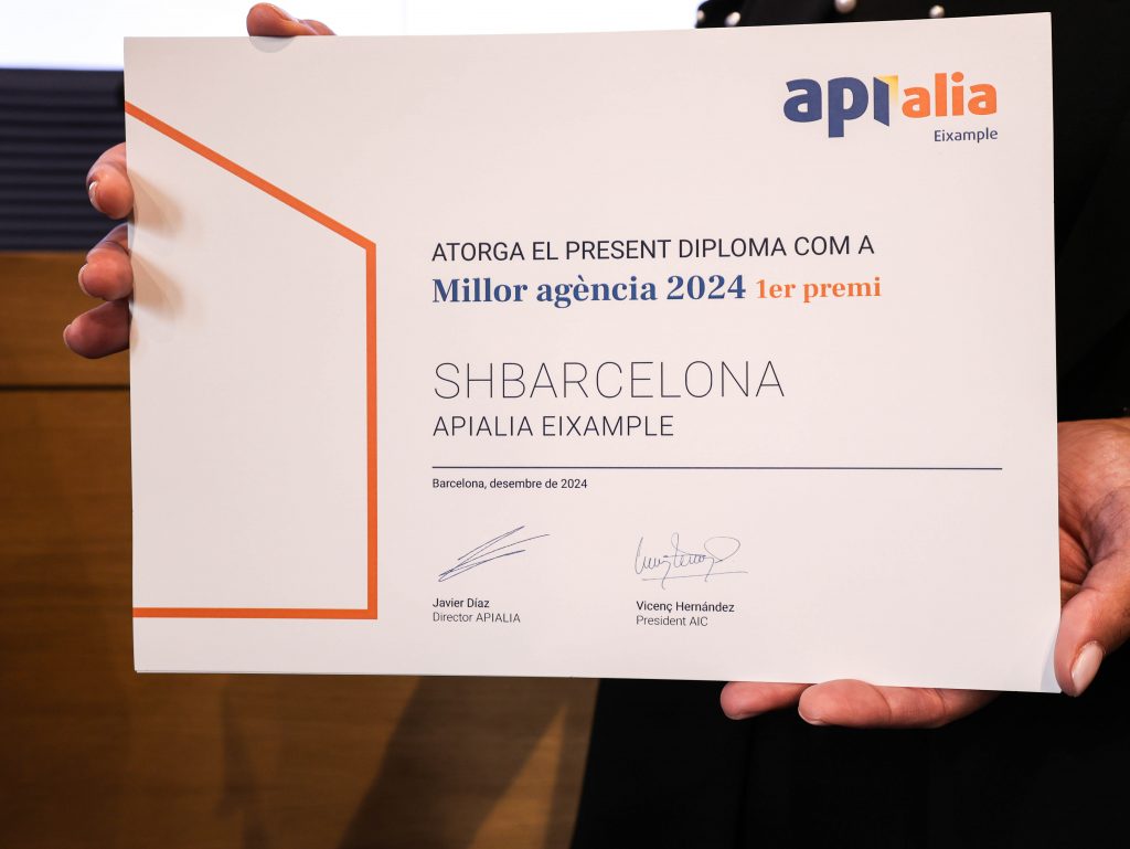 Le diplôme qui accrédite ShBarcelona Sales comme la meilleure agence de 2024